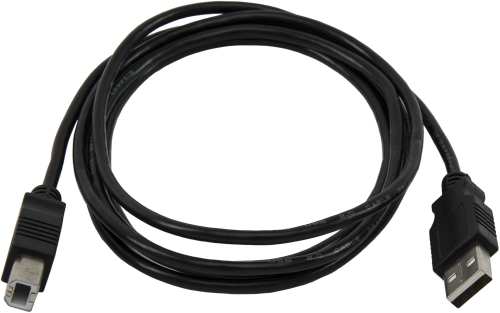 17648 Usb Cable, Type A Male To Type B Male, 6 Ft - Usb Cable Type B Png (500x313), Png Download