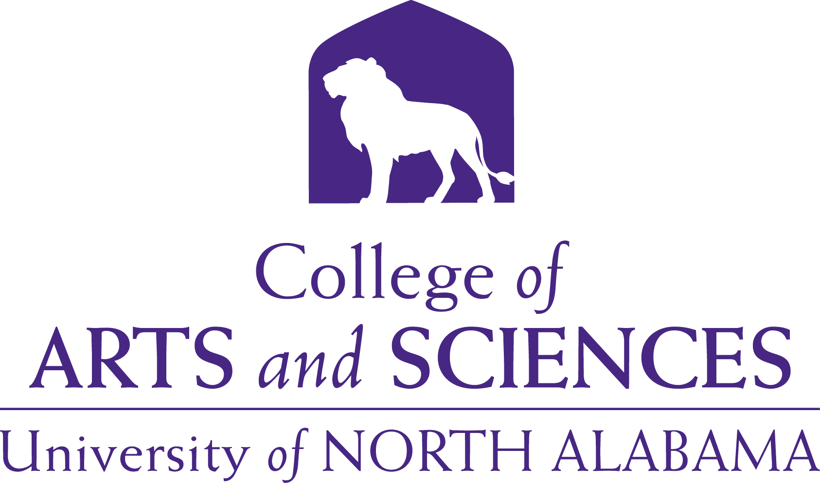 College Of Arts & Sciences Purple - University Of North Alabama College Of Arts (1686x994), Png Download