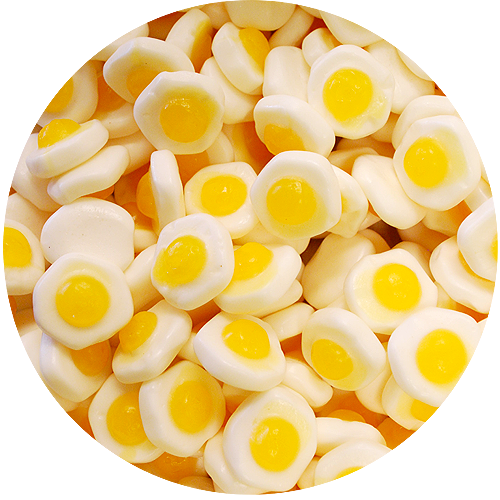 Gustaf's Mini Gummi Fried Eggs - Gummi Fried Eggs (500x500), Png Download
