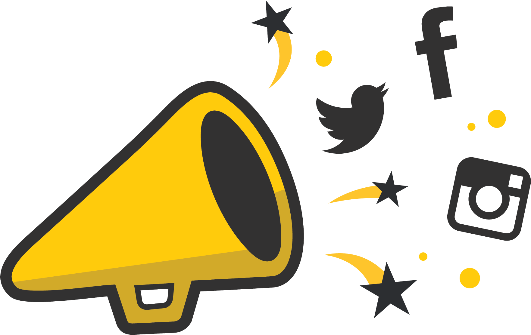 Social - Social Media Illustration Png (1836x1275), Png Download