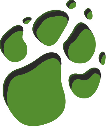 Scouts Eastcombe Guides Cubs Green Years - Cub Scout Paw Print (363x443), Png Download