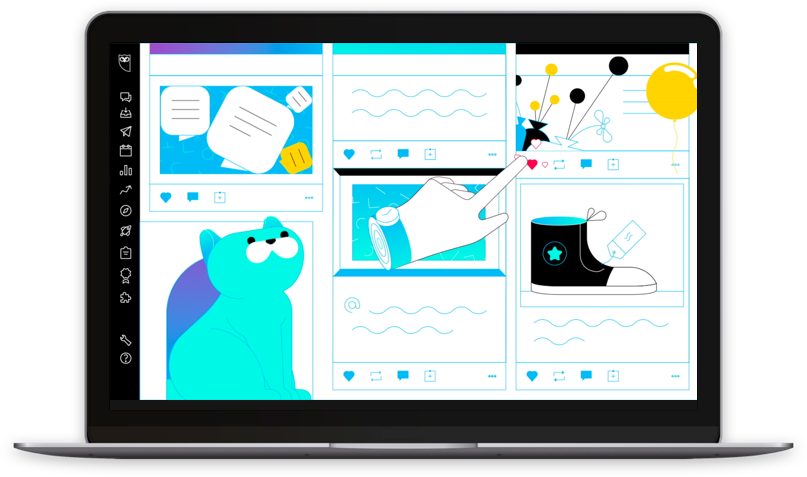 From Finding Prospects To Serving Customers, Hootsuite - Hootsuite (807x477), Png Download