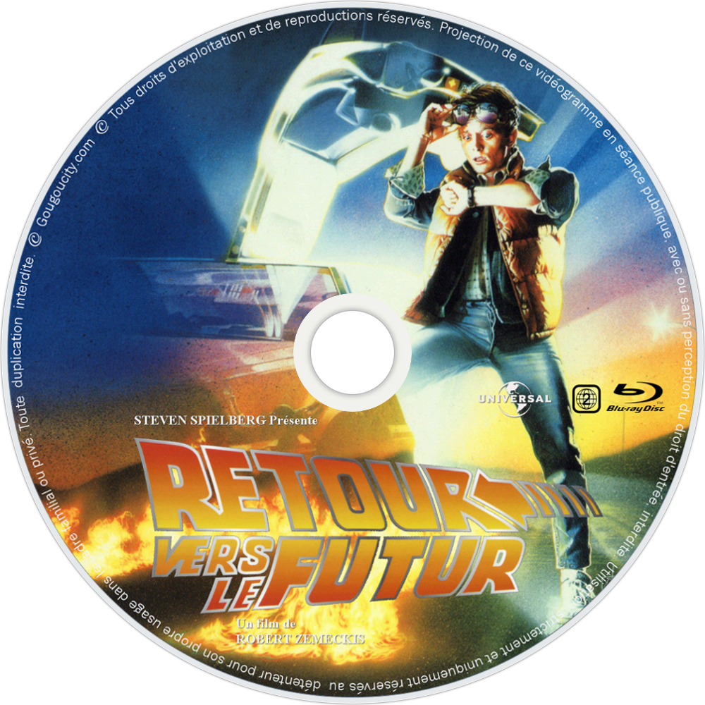 Back To The Future Bluray Disc Image - Back To The Future Phone (1000x1000), Png Download