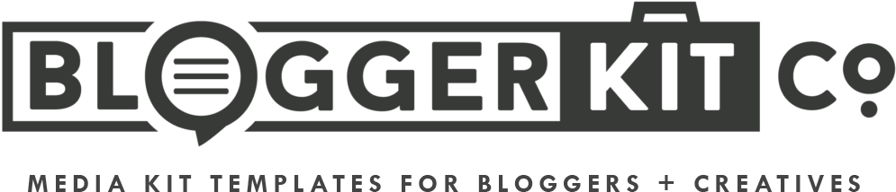 Diy Media Kit Templates Blogging Tips - Blog (1024x252), Png Download