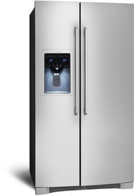 Energy Star Certified - Electrolux 36" 25.9 Cu Ft Side-by-side Refrigerator (391x399), Png Download