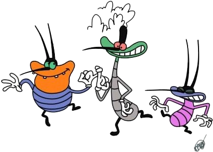 Oggy And The Cockroaches Joey In Love Download - Dee Dee Marky Joey (507x454), Png Download