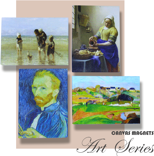 Canvas Fridge Magnet- Painting Art Series - Posterazzi Landscape At Le Pouldu Poster Print Evchisl042ec432hlarge (700x540), Png Download