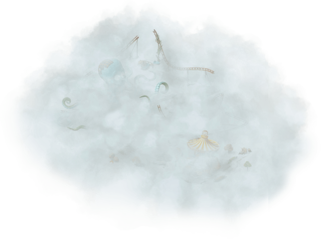 Abandoned Luna Park Initial - Drawing (640x476), Png Download