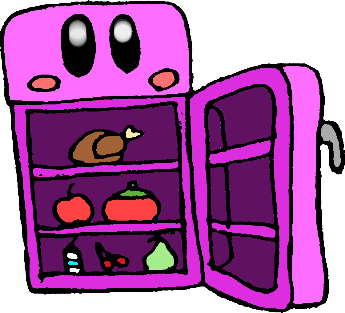 Refrigerator Kirby - Kirby (1199x1089), Png Download