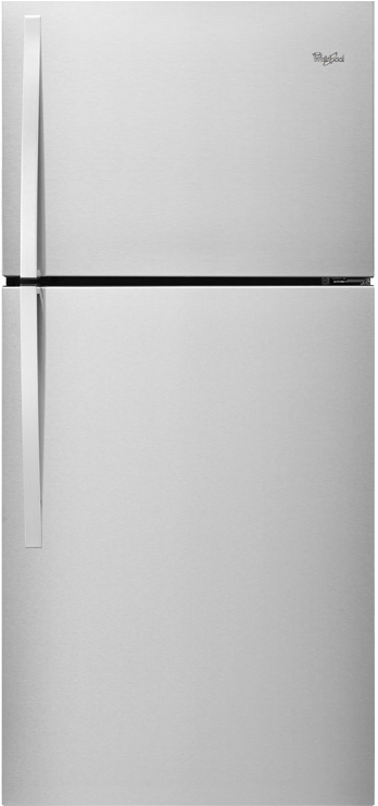 Whirlpool Top Freezer Refrigerator - Whirlpool Wrt318fzdm01 (519x804), Png Download