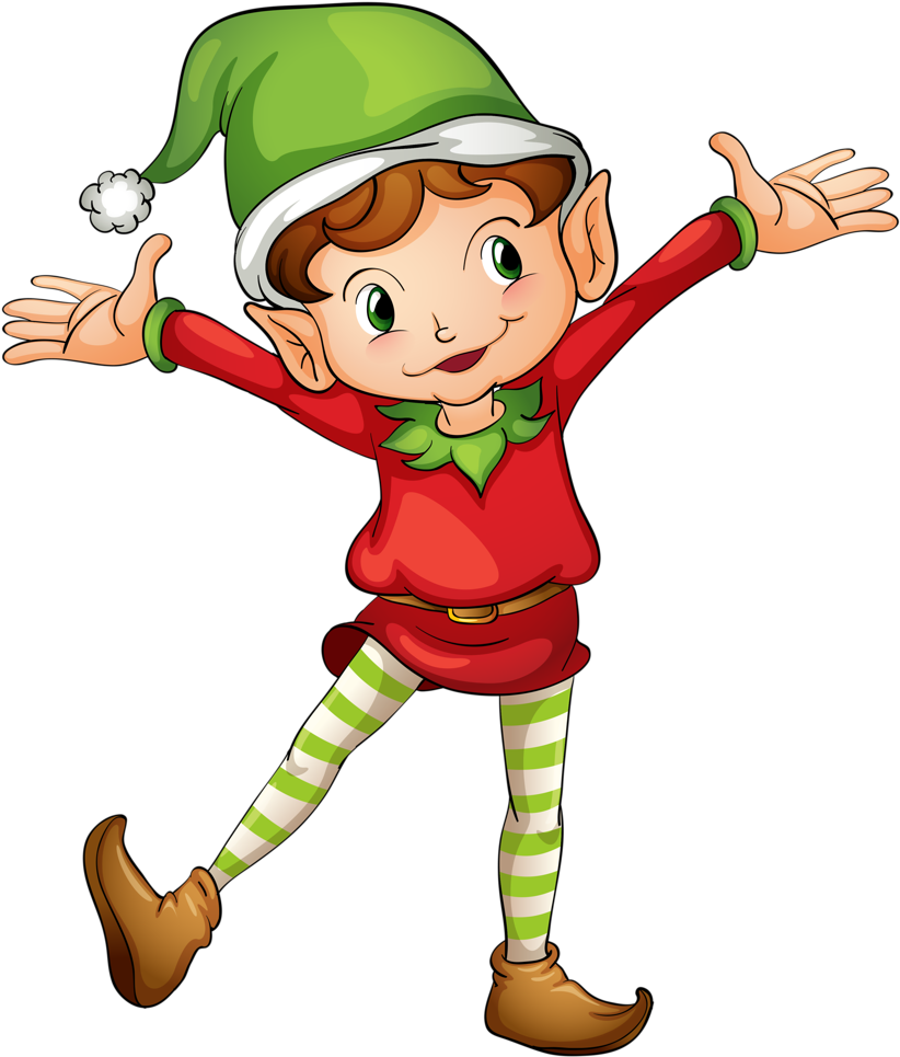 Elves Clipart Craft - Little Elf (865x1024), Png Download
