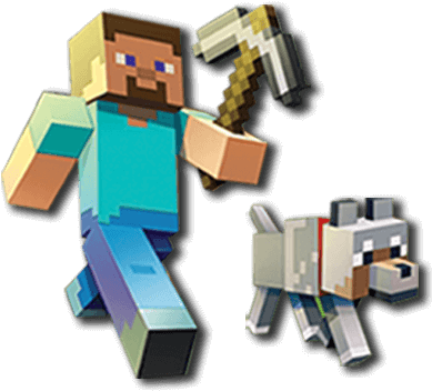 Read More - Minecraft Game: How To Download For Android, Pc, Ios, (397x358), Png Download