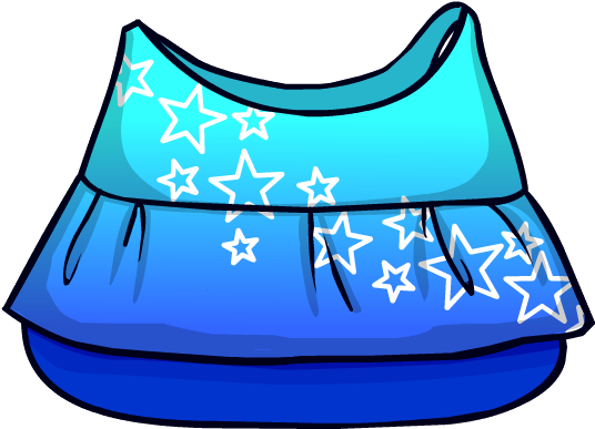 Blue Star Swimsuit Clothing Icon Id 4094 - Club Penguin Clothes Png (555x405), Png Download