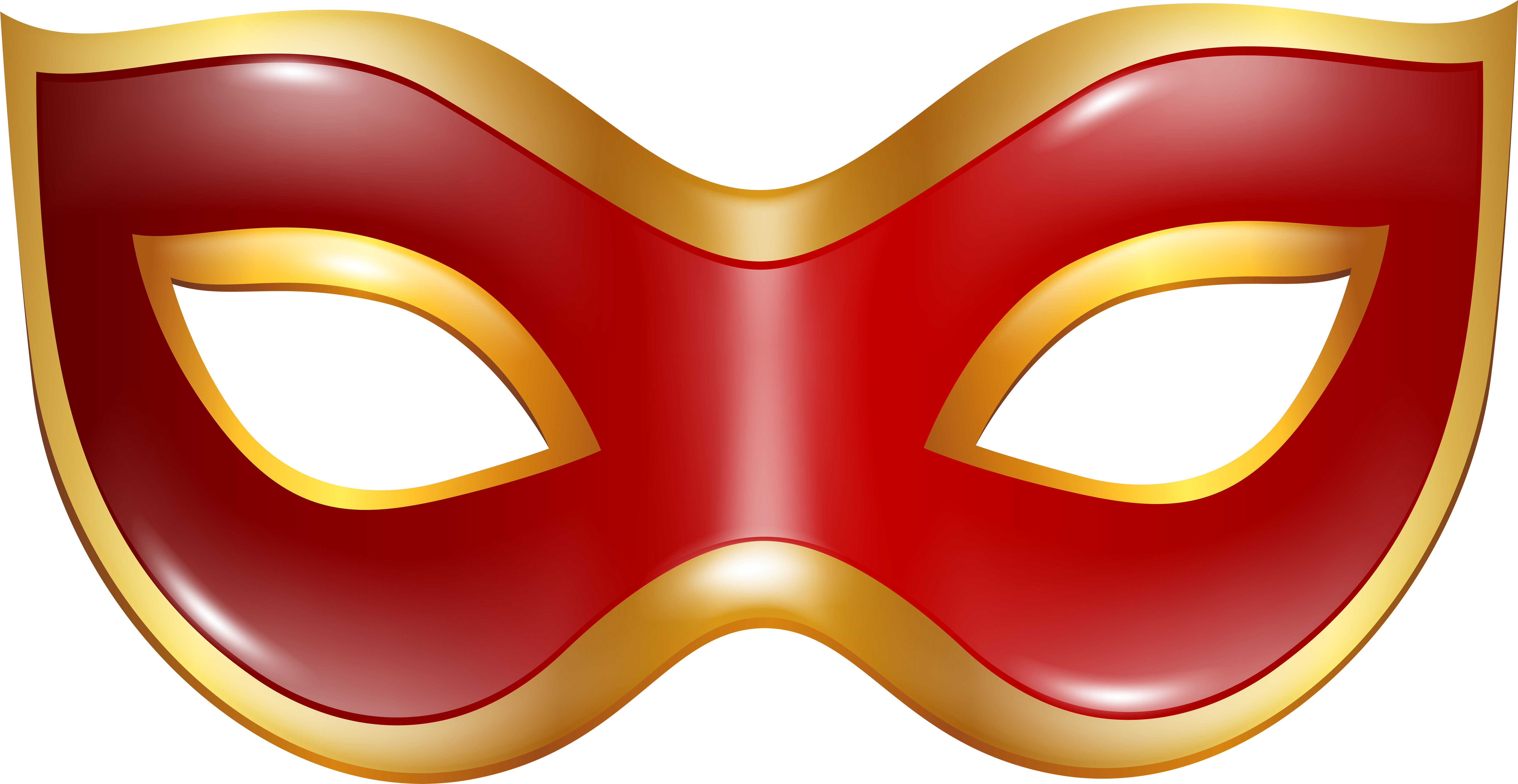 Mask Png Clip Art - Transparent Black Mask Png (8000x4130), Png Download