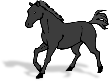 Horse-clip 1 - Mobile App (491x336), Png Download