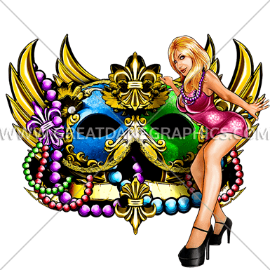 Svg Free Library Party Production Ready Artwork For - Mardi Gras Shirt Mask (385x385), Png Download