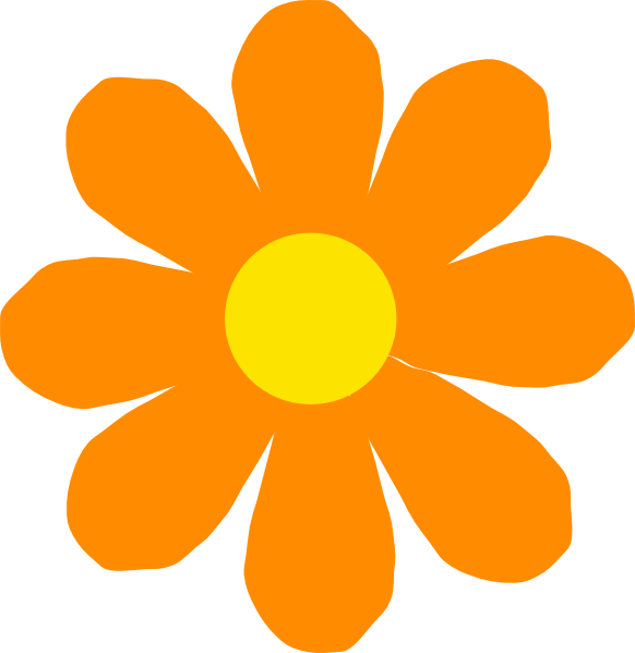 Basic Flower At Getdrawings Com Free For - Flower Clipart (582x599), Png Download
