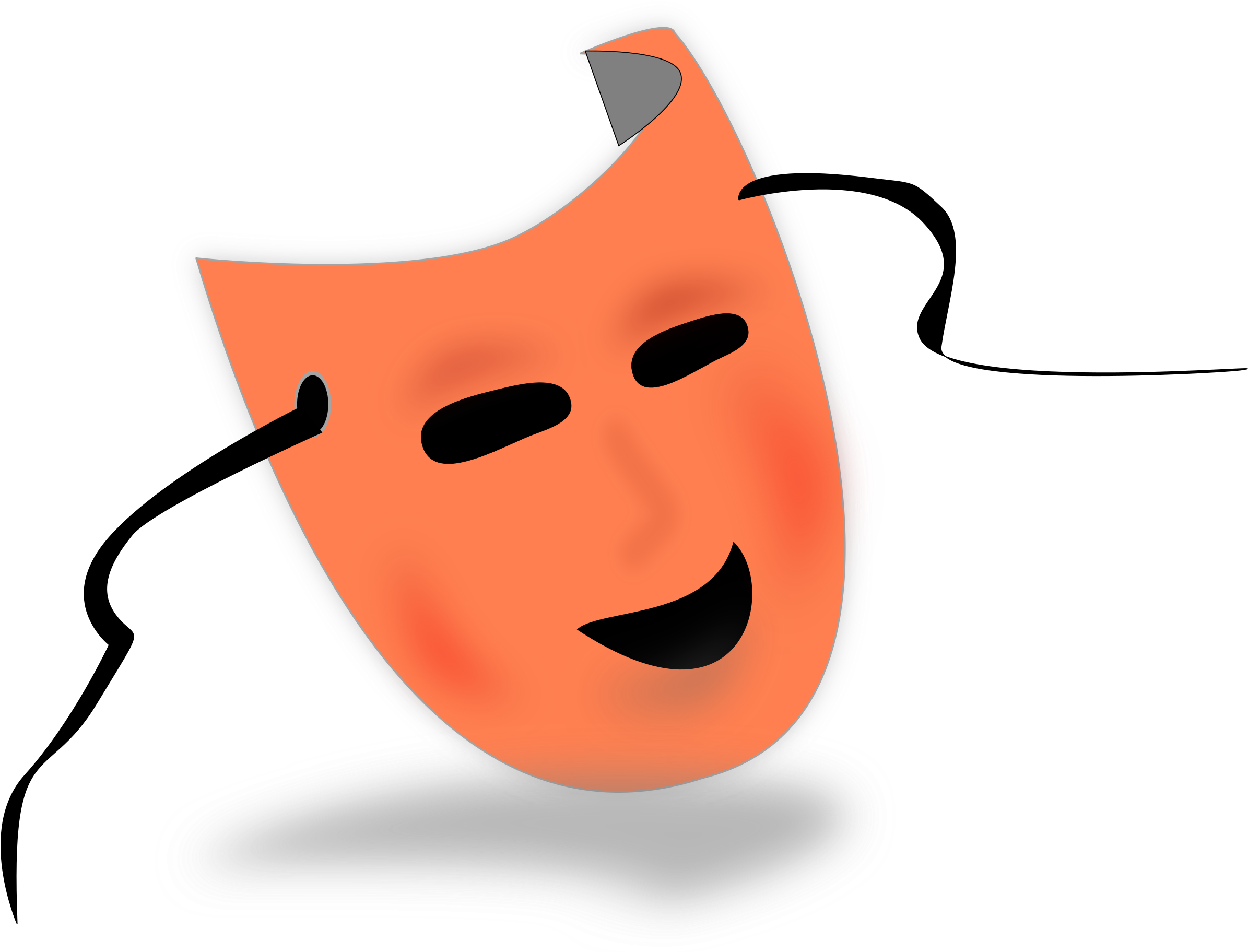 Traditional African Masks Masquerade Ball Costume Theatre - Halloween Masks Clipart (446x340), Png Download