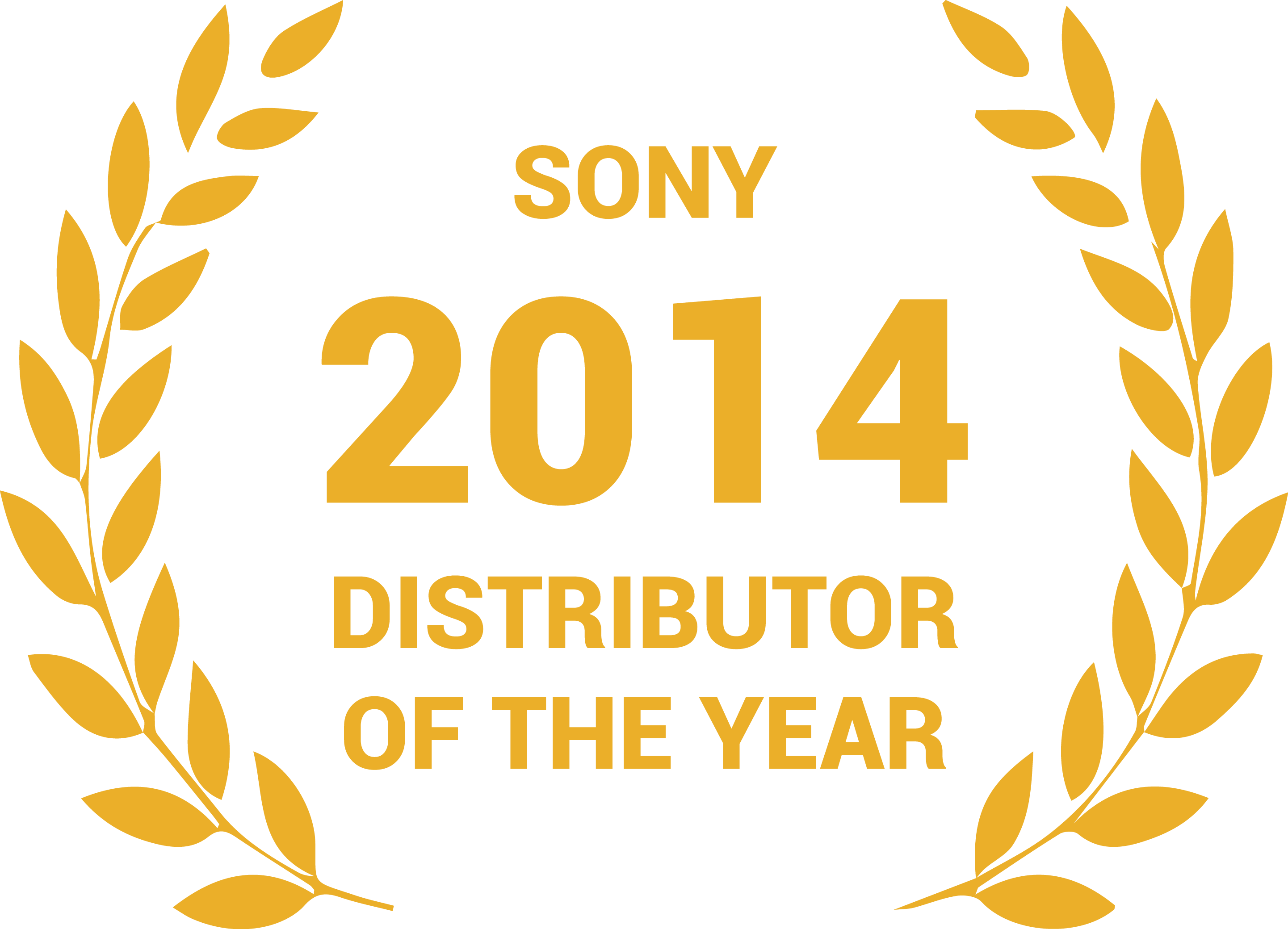 Award Flower Sony (2883x2080), Png Download