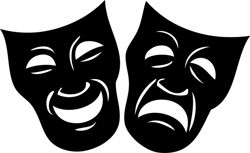 Drama The Spotlight Playhouse Theater And Event - Different Faces Of Mask (810x498), Png Download