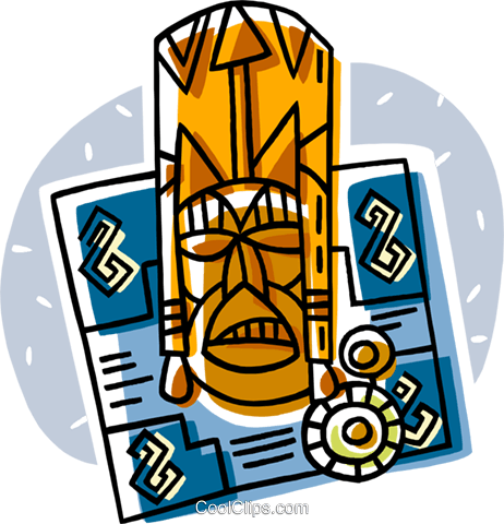 African Masks - Illustration (462x480), Png Download