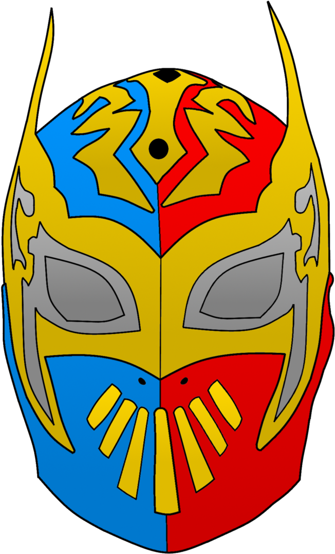 Cara Clipart - Sin Cara Mask Png (712x1122), Png Download