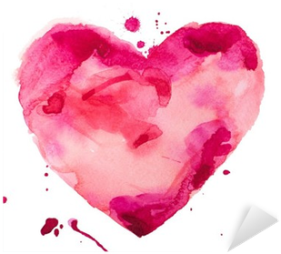 Love, Relationship, Art, Painting Sticker • Pixers® - Heart Painting (400x400), Png Download