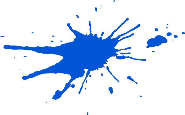 Paintsplatter Paintsplash Splash Natnat - Blue Paint Splatter Png (644x399), Png Download