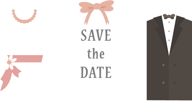 Wedding Dress Clipart Wedding Suit - Bride And Groom Dress Png (800x430), Png Download