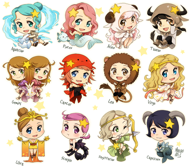 Horoscope Clipart Homestuck - Signos Del Zodiaco Dibujos (827x726), Png Download