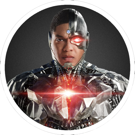 Portal-cyborg - Cyborg Dceu (468x468), Png Download