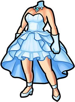 Gear-blue Wedding Dress Render - Wedding Dress (380x380), Png Download