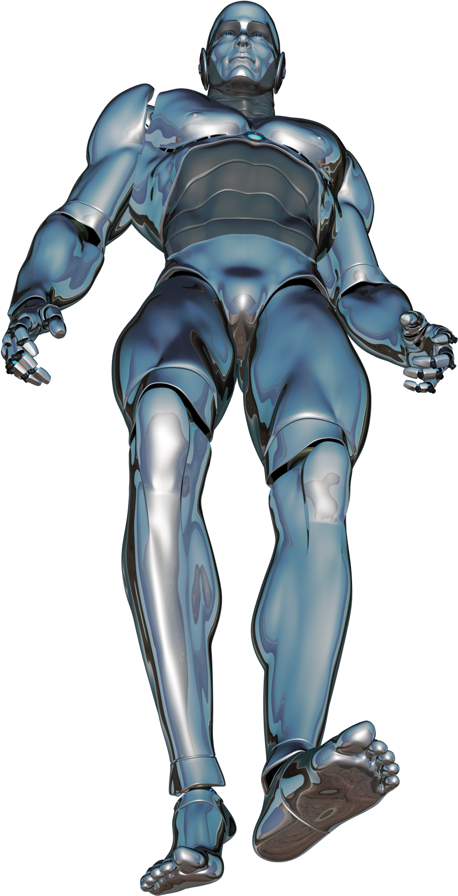 Robot Android Cyborg Machine - Illustration (1937x2000), Png Download