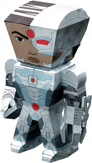 Picture Of Cyborg - Fascinations Metal Earth 3d (600x600), Png Download