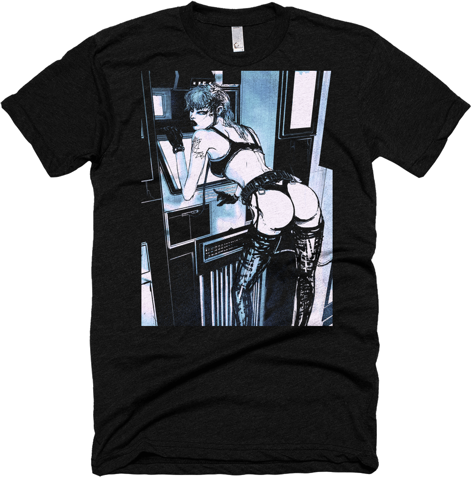 "cyborg Action" Limited Edition Graphic Tee (1000x1000), Png Download