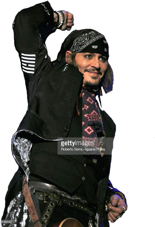 Photo - Johnny Depp (530x795), Png Download