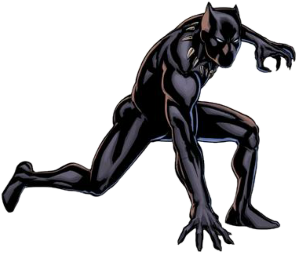 Picture Library Stock Anad Transparent By Asthonx On - Black Panther In Cartoon (1519x1000), Png Download