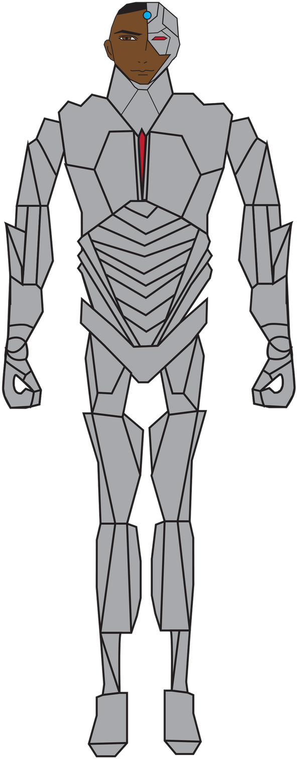 Cyborg (1131x1600), Png Download