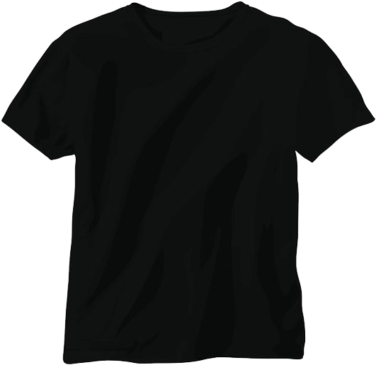 T-shirt Template Png Pic - Maison Margiela Black T Shirt (568x581), Png Download