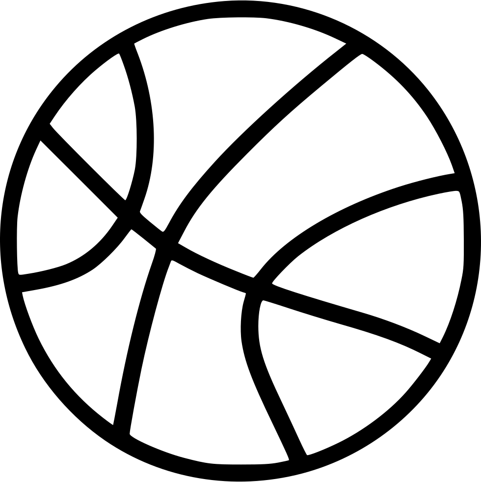 Basketball Nba Game Ball Dribble Comments - Christmas Clip Art Black And White Candy Cane (980x982), Png Download