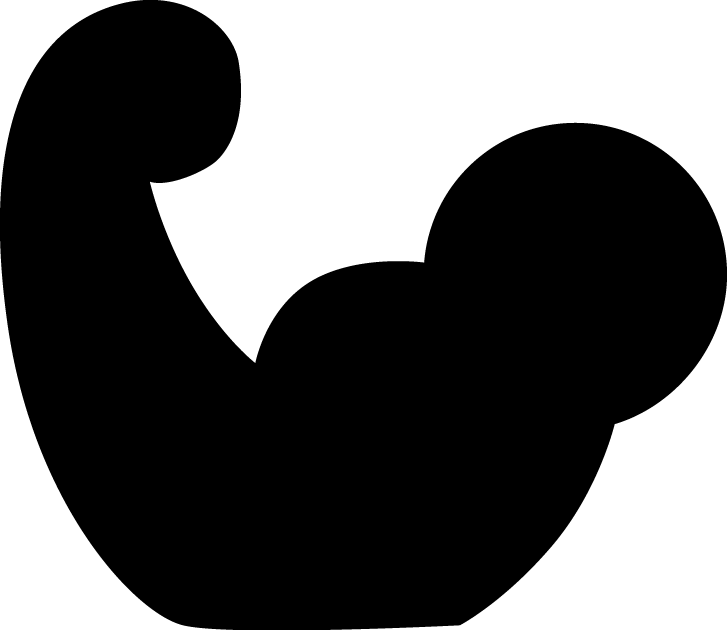 Clipart Free Download High Fasteners When A Strong - Bodybuilding Icon Png (727x630), Png Download