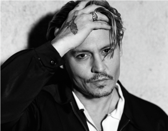 El Actor Estadounidense Johnny Depp - Johnny Depp Set Of 6 Pinback Buttons Or Magnets (790x444), Png Download