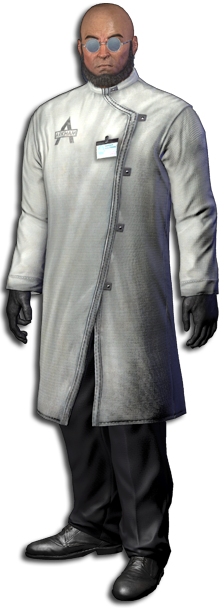 5 - Hugo Strange Arkham City (221x610), Png Download