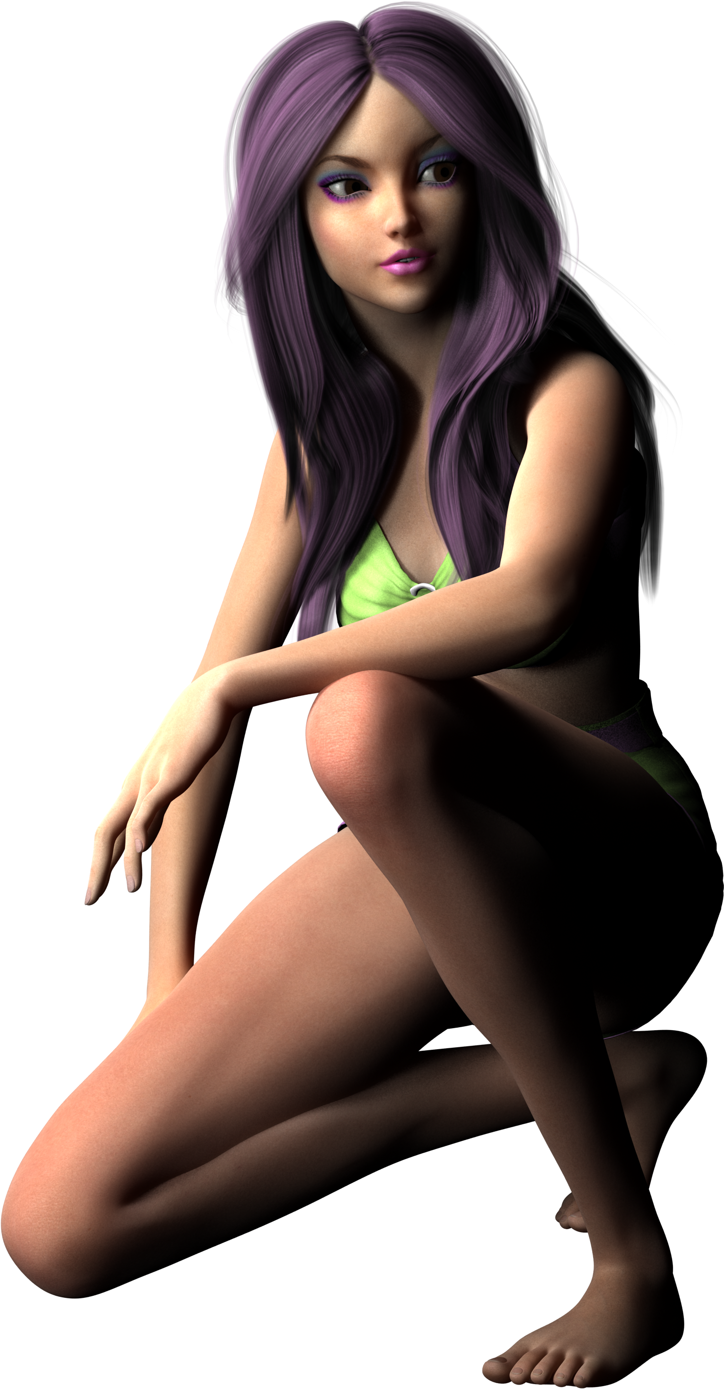 Girl (500x647), Png Download