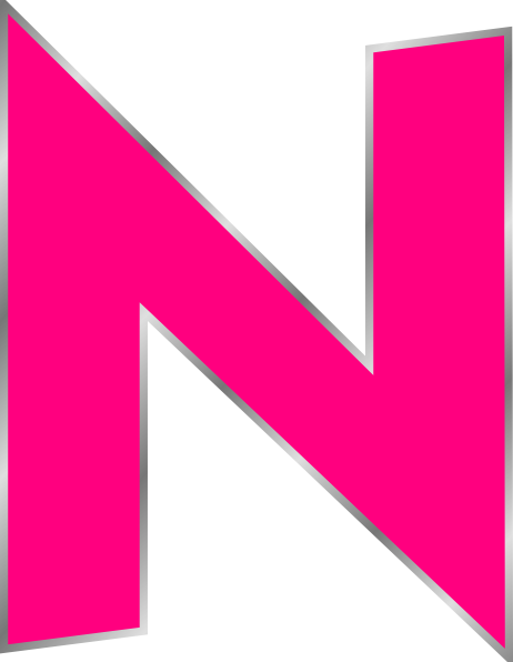 Clipart Info - Letter N Clipart (462x596), Png Download