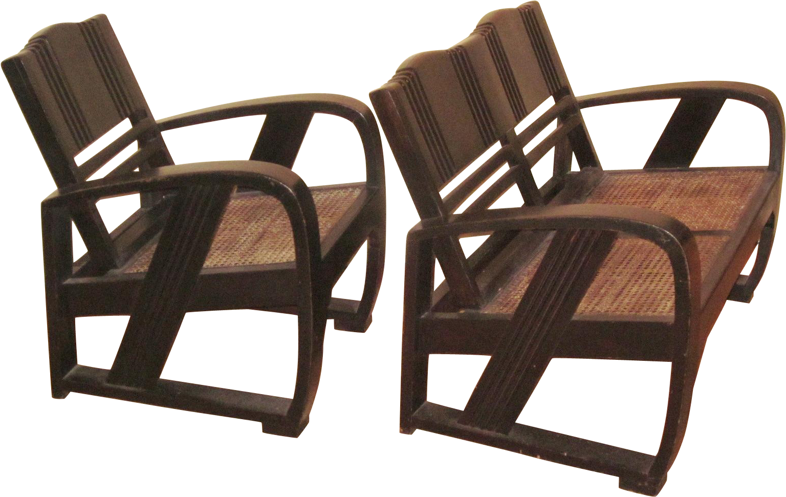 Chinese Art Deco Chair And Settee - Chinese Art Deco Furniture (1535x1535), Png Download