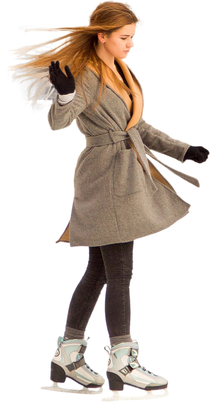 Download Girliceskating Girl Ice Skating Png Full Size PNG Image