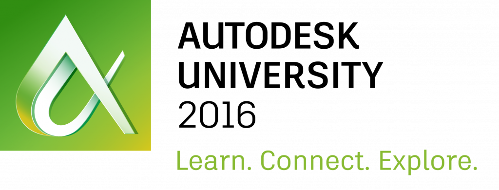 Autodesk University - Autodesk University 2016 Logo (1024x390), Png Download