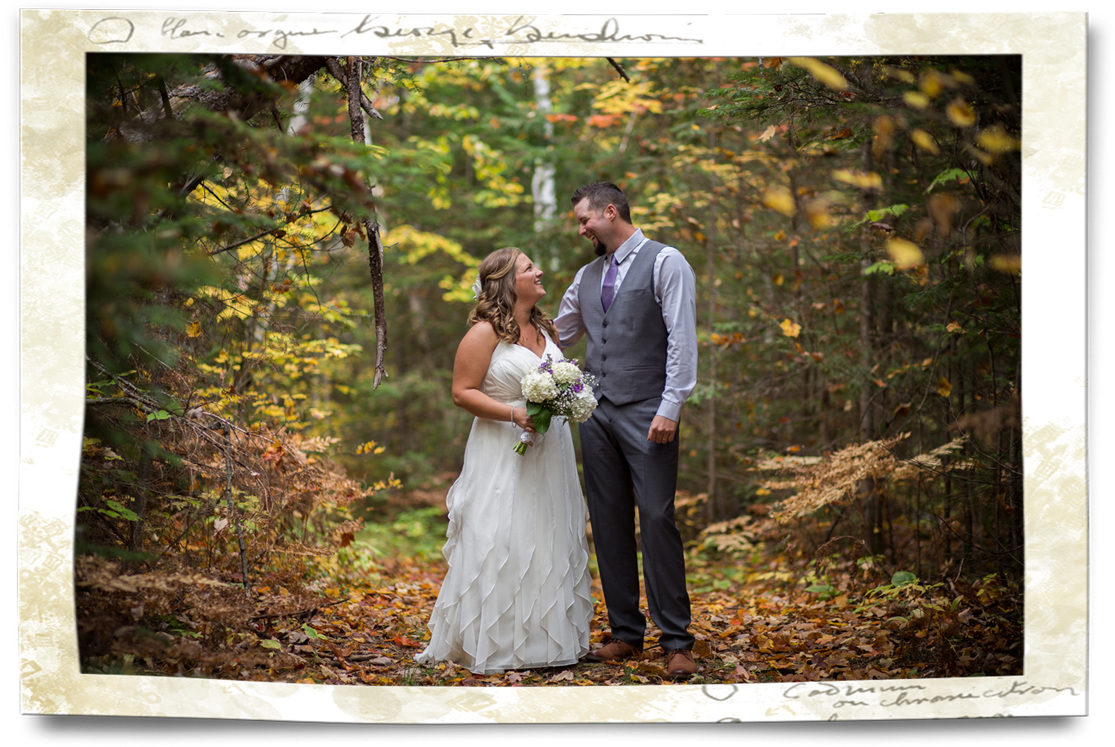 Bride And Groom Fall Colours - Photograph (1200x800), Png Download