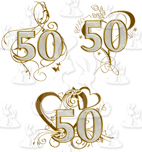 Happy Anniversary Wedding Memorial Day Love Png And - 50th Anniversary Clipart (480x515), Png Download